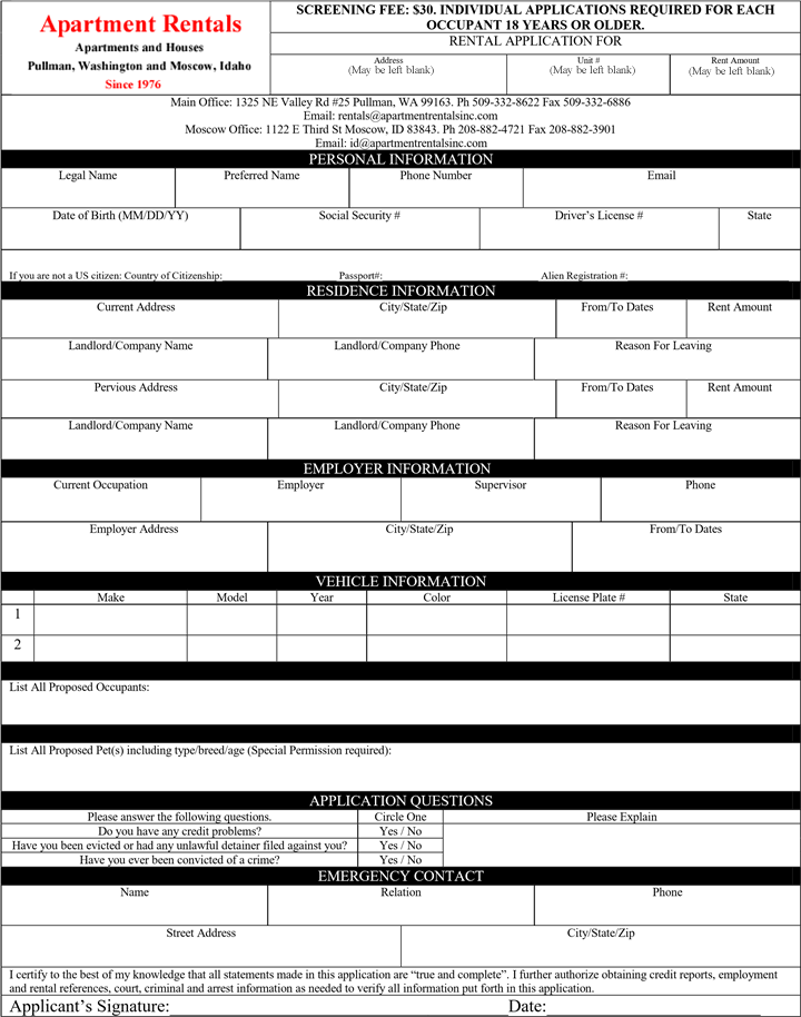 Application For Apartments Near Me