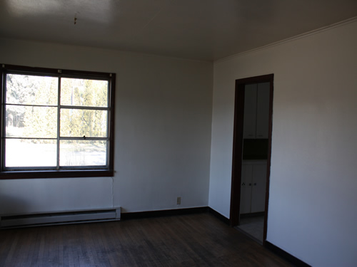 Interior picture of the two-bedroom house on 422 N. Washington in Moscow, Id