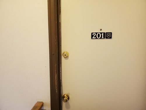 Entry to apartment