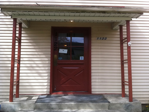 Interior entryway to The ELysian Fourplexes
