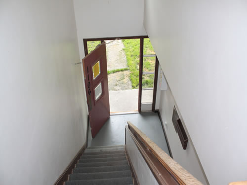Interior entryway to The ELysian Fourplexes