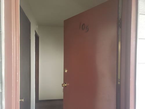 A two-bedroom, double entry at The Morton Street Apartments, apartment 105 on 545 Morton Street in Pullman, Wa