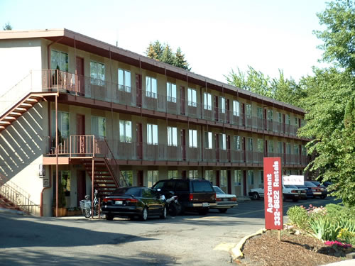 Exterior of The Valley View Apartments, 1325-1425 Valley Road, Pullman, Wa