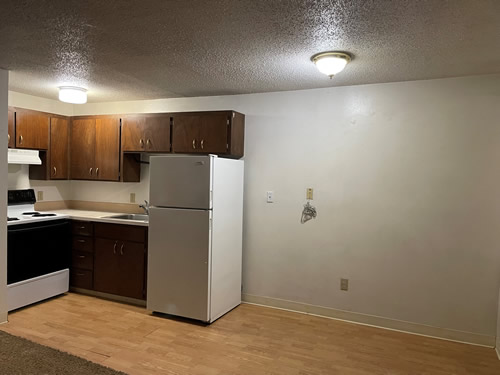 A one-bedroom at The West View Terrace Apartments, 1134 Markley Drive, apt. 7, Pullman Wa 99163
