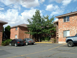 Exterior picture of The West View Terrace Apartments in Pullman, Wa