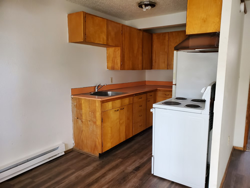 A one-bedroom at The Notus Apartments, apartment 9 on 200 Lauder Avenue in Moscow, Id