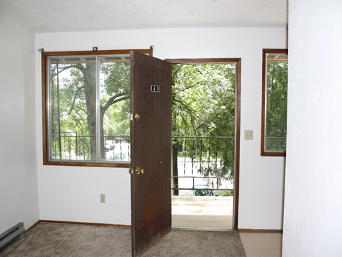 A one-bedroom at The  Notus Apartments on 200 Lauder Avenue in Moscow, Id