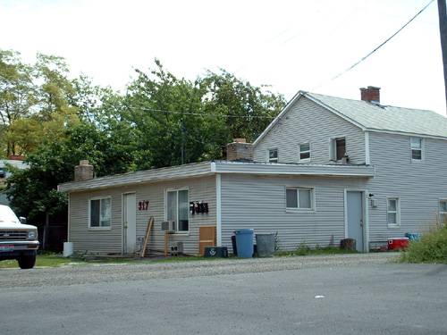 An exterior picture of the fourplex on 317 Spotswood Street in Moscow, Id