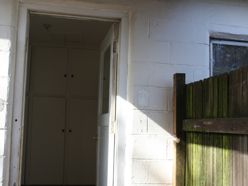 An exterior picture of the two-bedroom house on 428 N. Washington in Moscow, Id