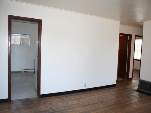 Interior picture of the two-bedroom house on 422 N. Washington in Moscow, Id