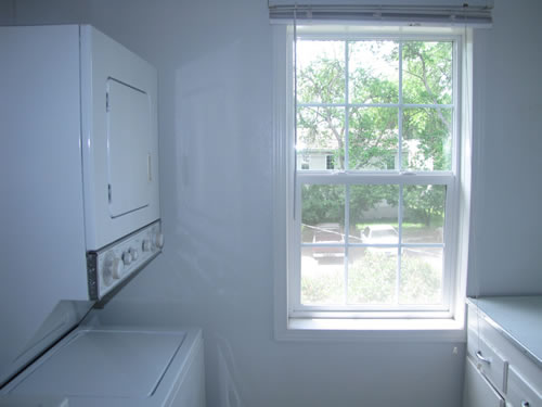 Lot of natural light even in the kitchen.