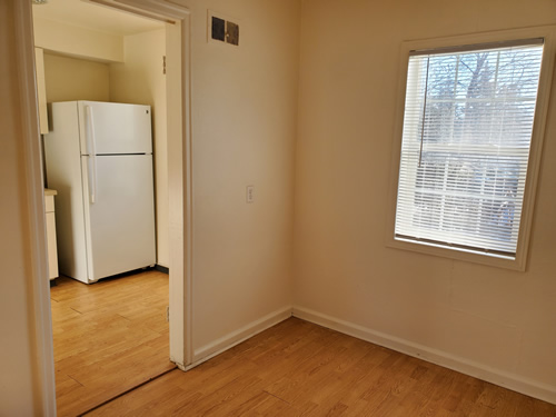 Diningroom and kitchen