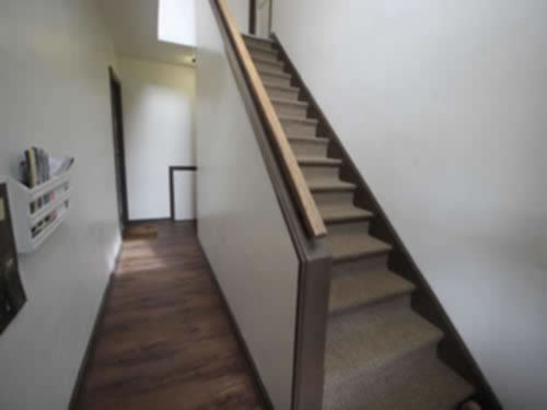 Fourplex interior entryway