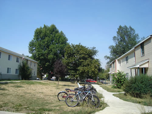 Exterior images of  The Elysian Fourplexes  in Moscow, Id