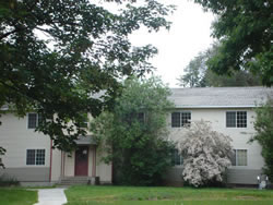 Exterior picture of one of the Elsysian Fourplexes in Moscow, Id