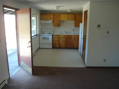 A two-bedroom at The Olympus Plus Apartments, 1200 Hillside, apartment 4 in Pullman, Wa