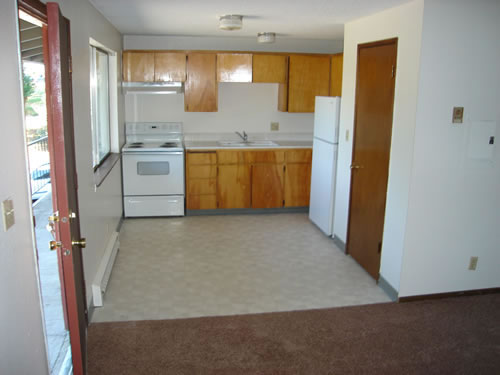 A two-bedroom at The Olympus Plus Apartments, 1200 Hillside, apartment 4 in Pullman, Wa