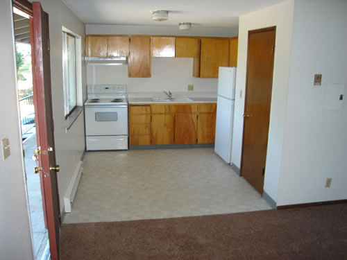 A two-bedroom at The Olympus Plus Apartments, 1200 Hillside, apartment  4 in Pullman, Wa