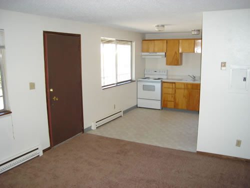 A two-bedroom at The Olympus Plus Apartments, 1200 Hillside, apartment 4 in Pullman, Wa