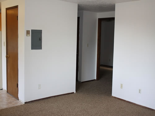 A two-bedroom at The Olympus Plus Apartments on 1200 Hillside Circle in Pullman, Wa