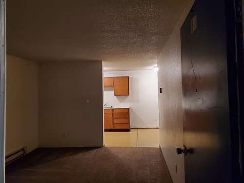 Picture of a one-bedroom at THE GLENDIMER 1 APARTMENTS, 1420 Wheatland Drive, Pullman, Wa