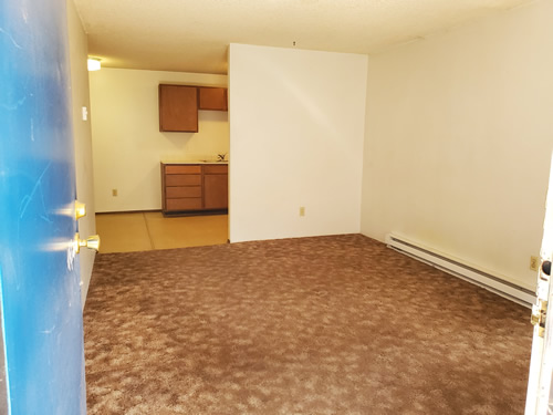 Picture of a one-bedroom at THE GLENDIMER 1 APARTMENTS, 1420 Wheatland Drive, Pullman, Wa