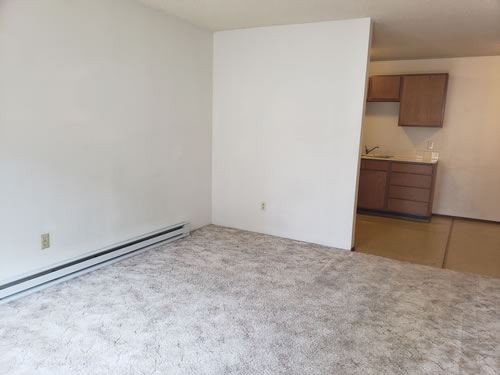 Picture of a one-bedroom at THE GLENDIMER 1 APARTMENTS, 1420 Wheatland Drive, Pullman, Wa