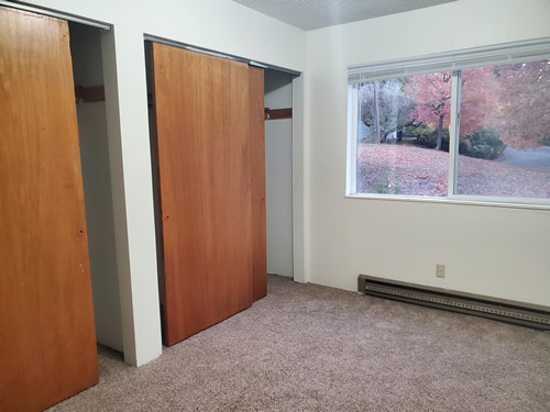 A one-bedroom at The Cougar Apartments,  205 Larry St., #12, Pullman WA 99163