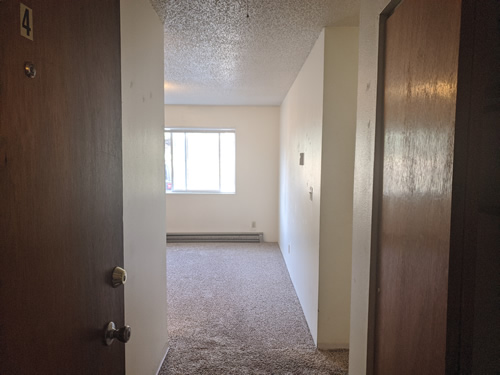 Picture of apartment 4, a one-bedroom at The Cougar Apartments, 205 Larry Street in Pullman, Wa