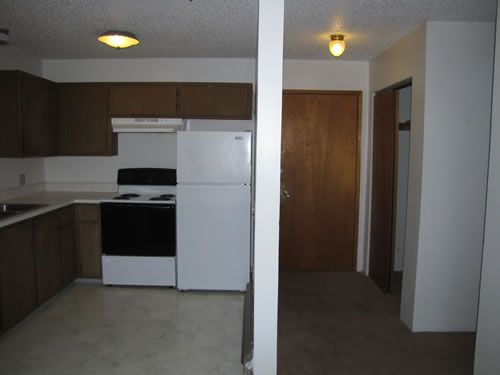 A one-bedroom at The Cougar Apartments, 205 Larry, #9, Pullman WA 99163