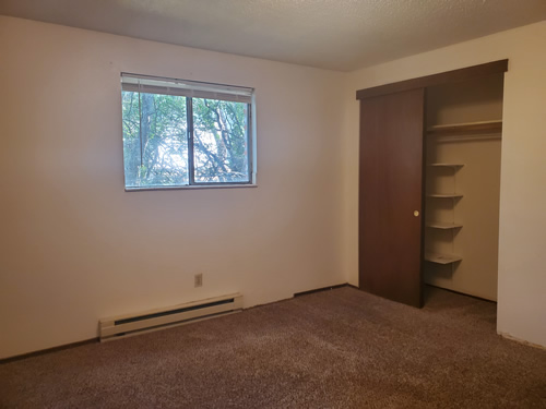 A one-bedroom at The West View Terrace Apartments, 1130 Markley Drive, apartment 3 in Pullman, Wa