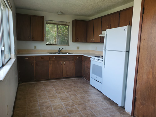 A one-bedroom at The West View Terrace Apartments, 1130 Markley Drive, apartment 3 in Pullman, Wa