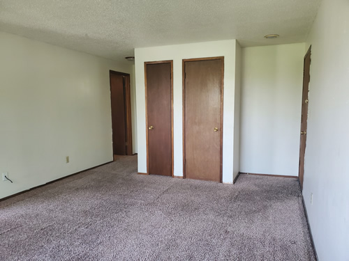 A one-bedroom at The West View Terrace Apartments, 1130 Markley Drive, apartment 3 in Pullman, Wa