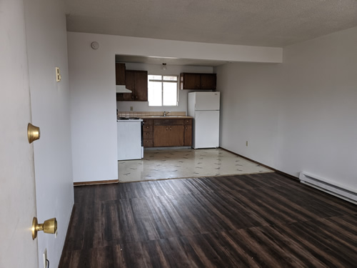 A one-bedroom at The West View Terrace Apartments, 1130 Markley Drive, apartment 3 in Pullman, Wa