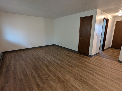 living room and corridor