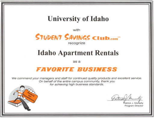 UI Student Savings CLub's Favorite Business